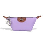 Nylon Coin Purse Charm with Key Chain