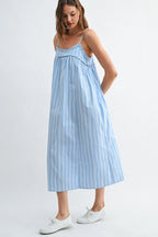 Macy Stripe Maxi Dress