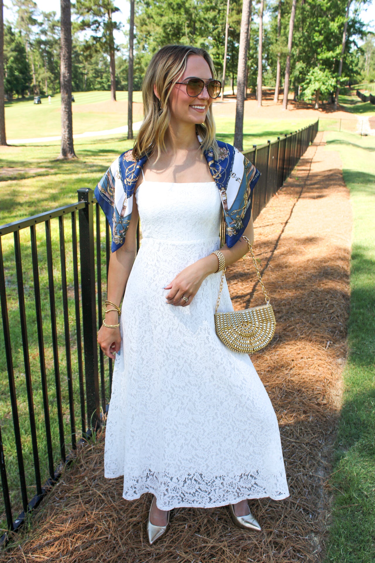 Waverly Lace Midi Dress