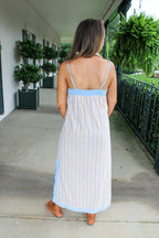 Harbor Stripe Maxi Dress