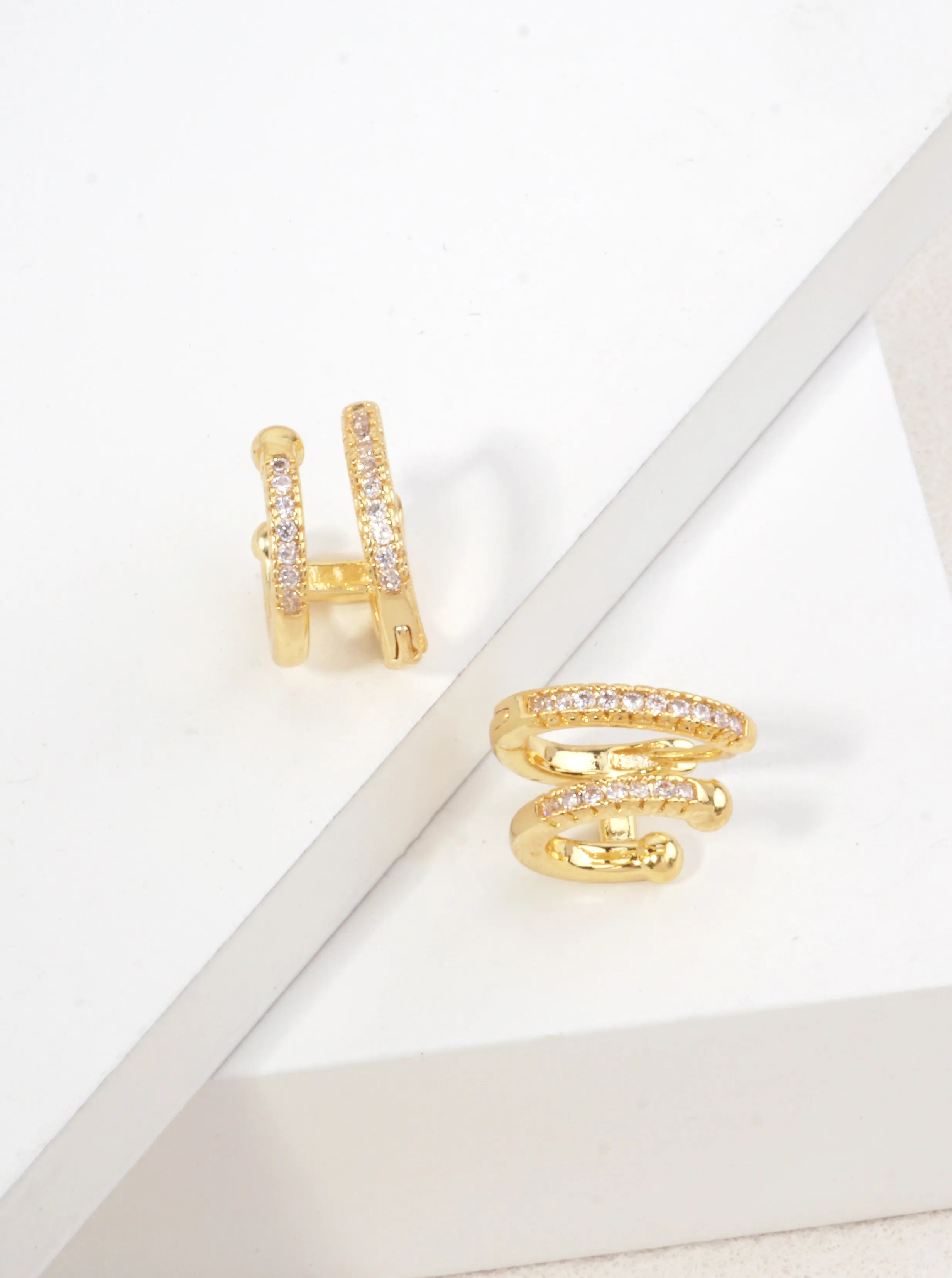 Gemstone Double Band Cuffs