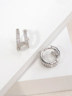 Gemstone Double Band Cuffs