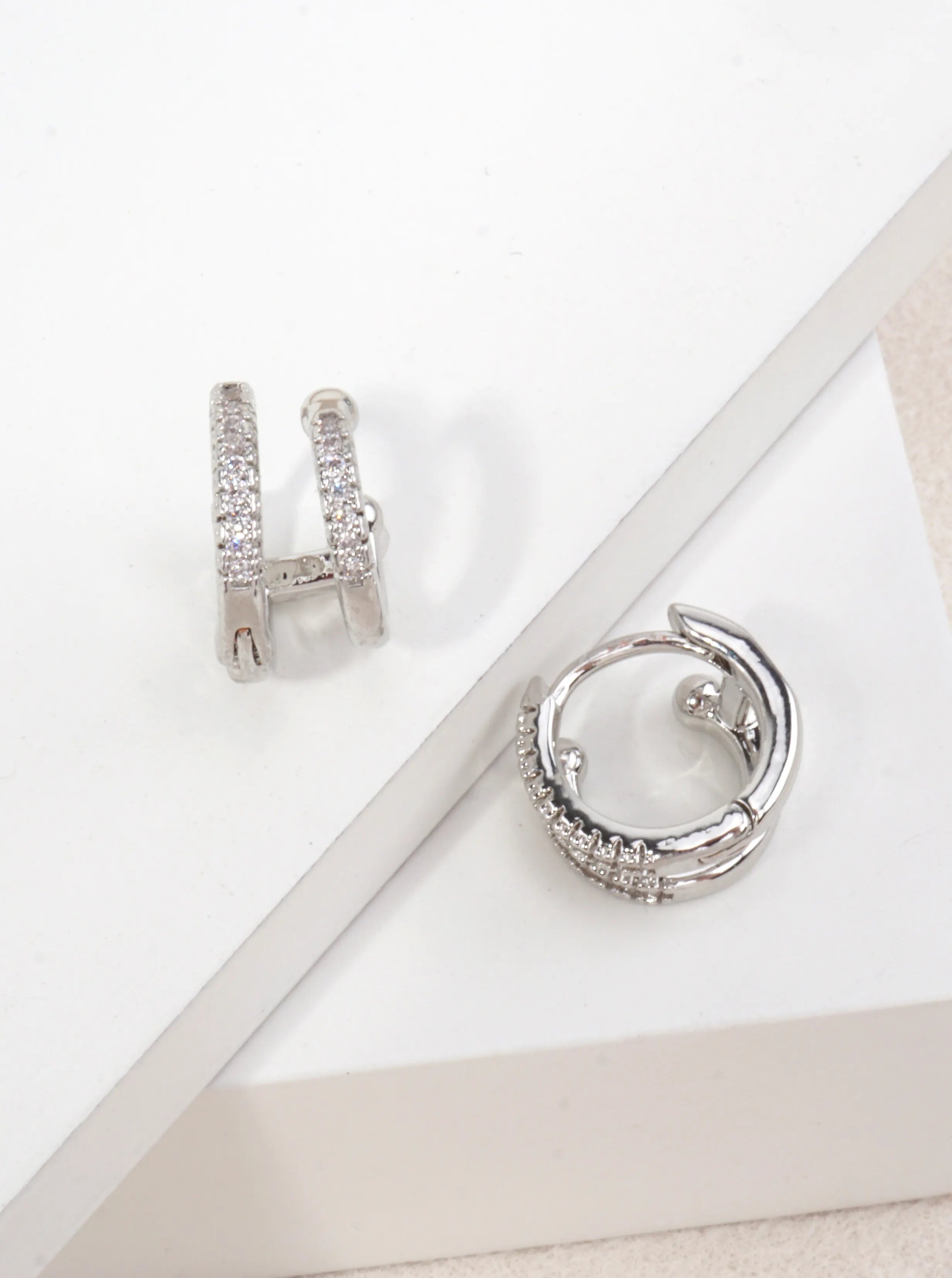 Gemstone Double Band Cuffs