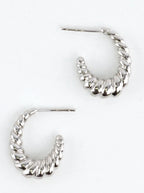Twist Rope Hoop Earrings