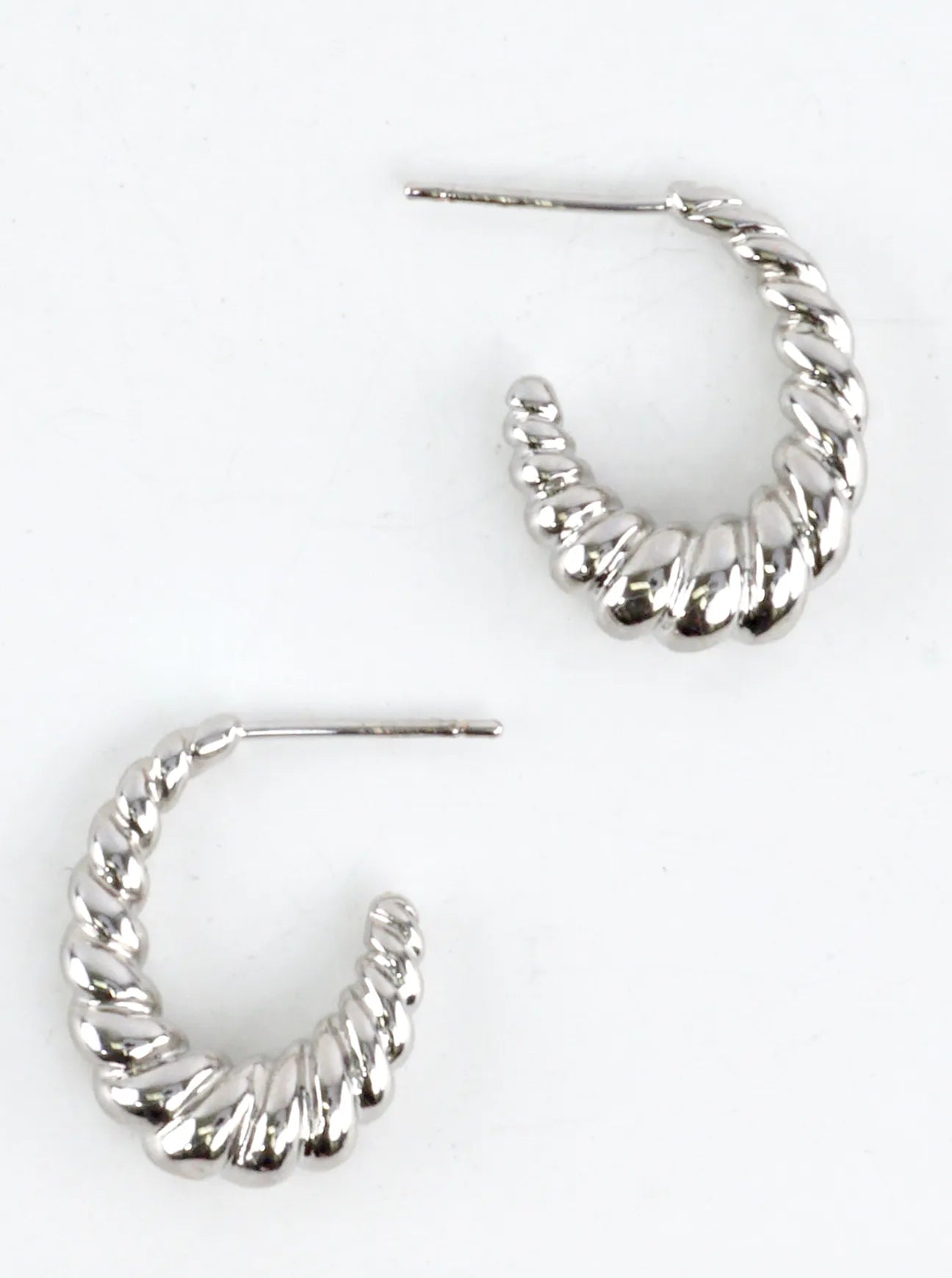 Twist Rope Hoop Earrings