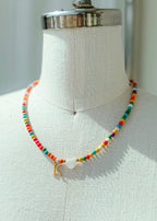 Colorful Beads Initial Choker