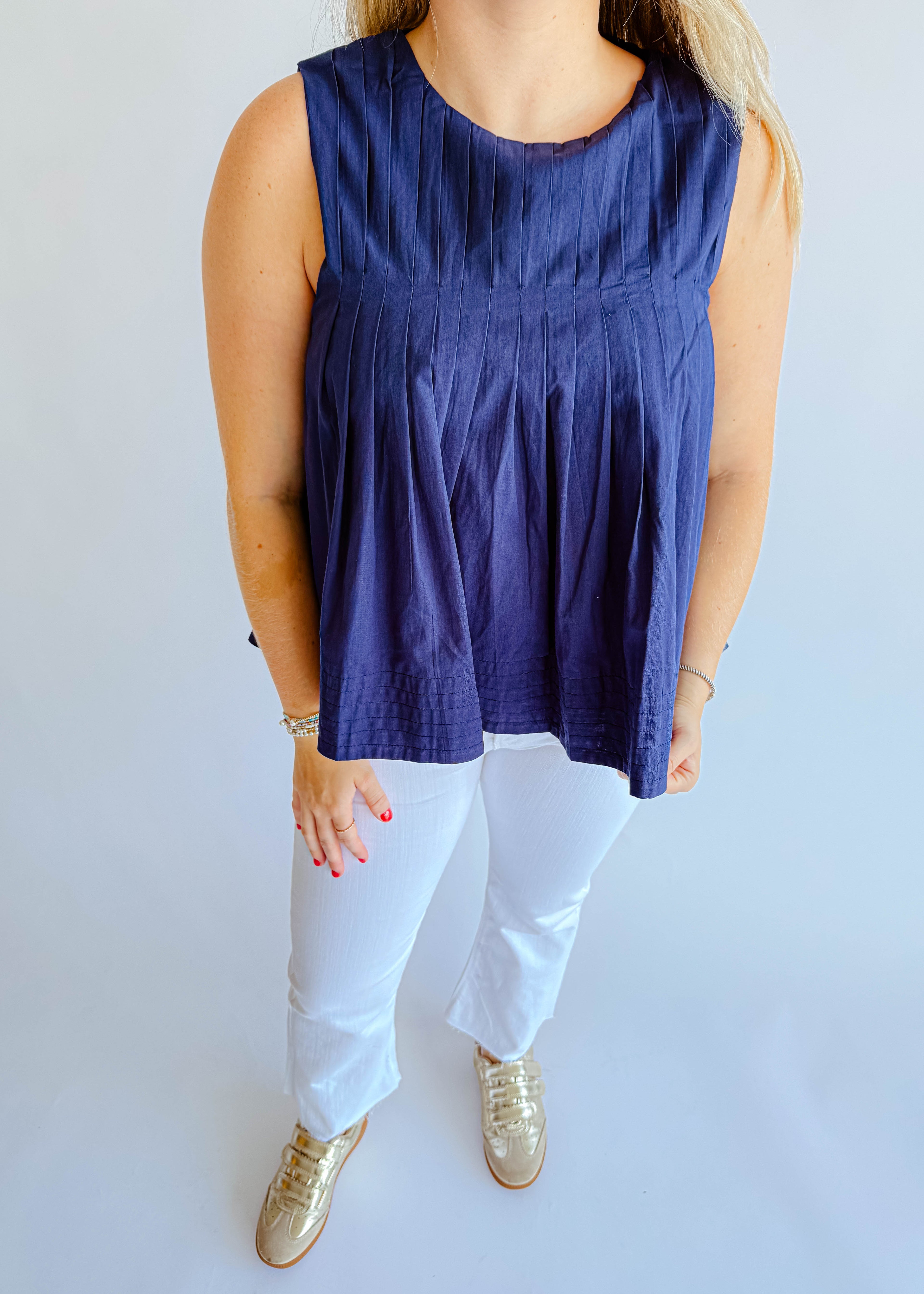 Lucy Pleated Top