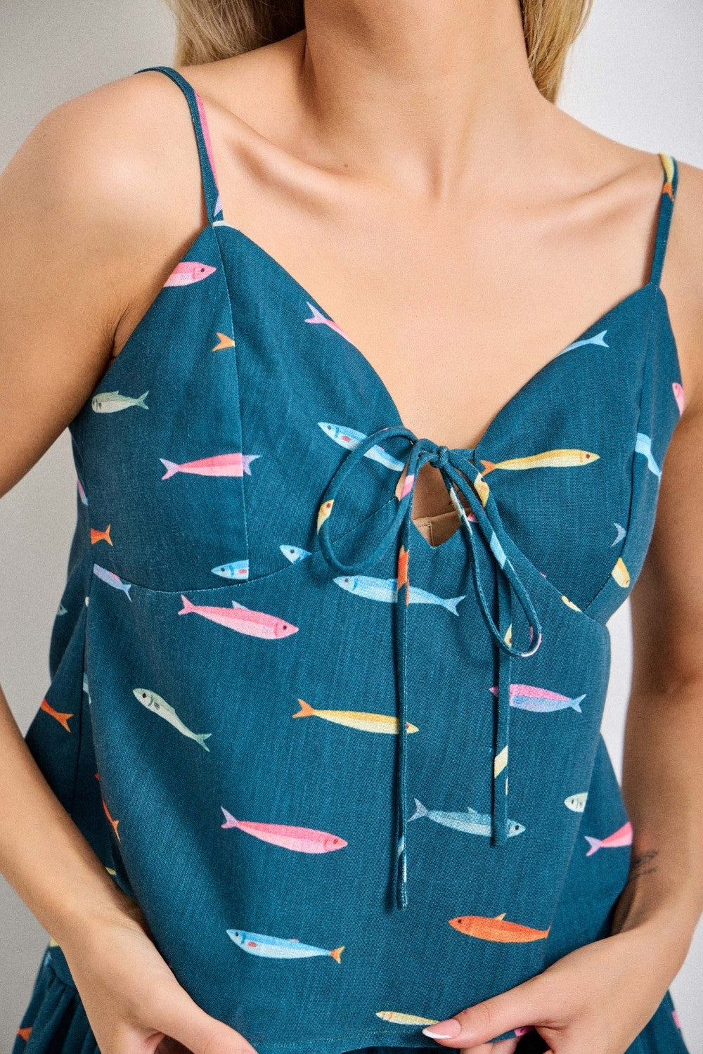 Paola Fish Print Cami