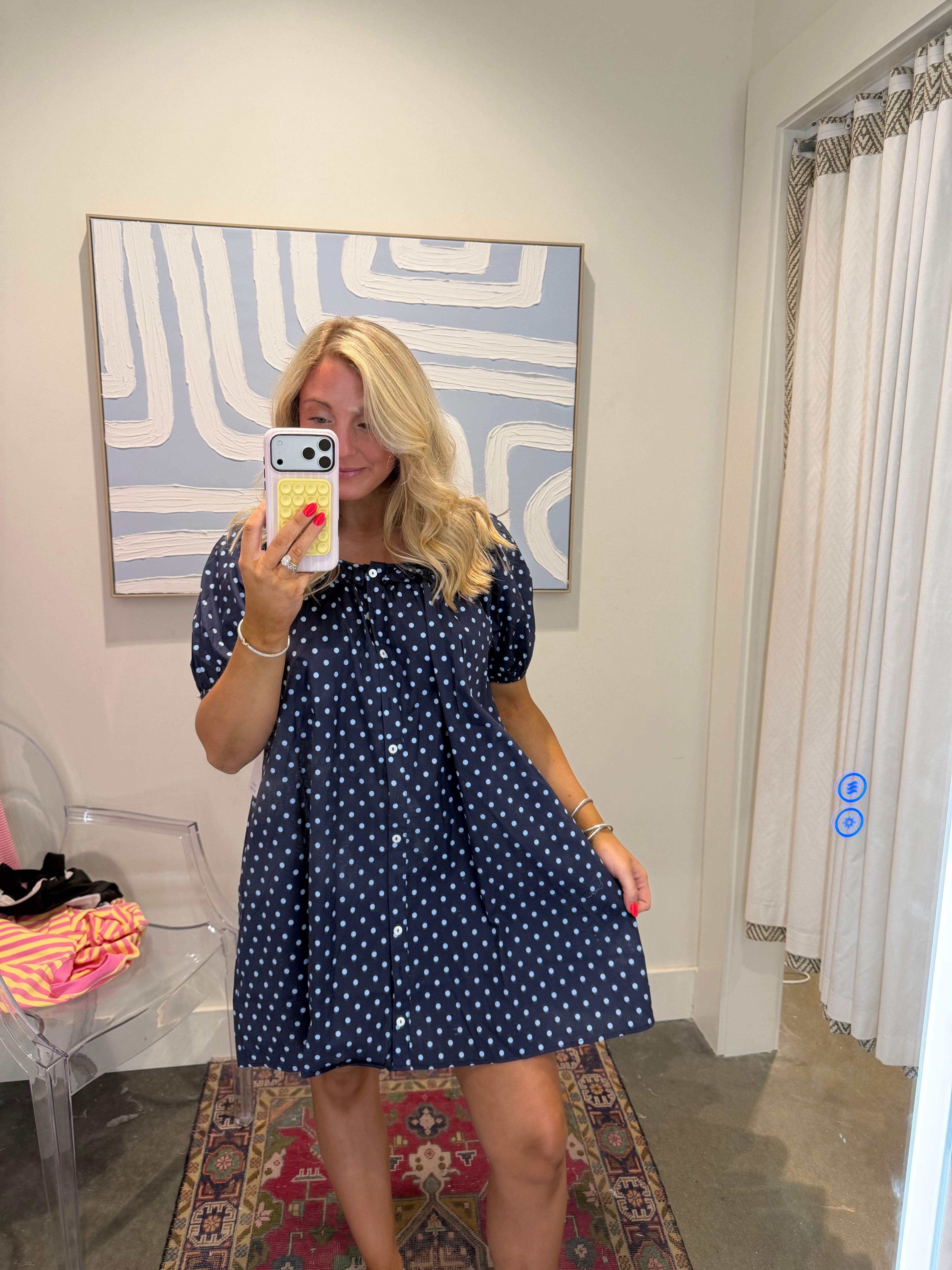 Perla Polka Dot Dress