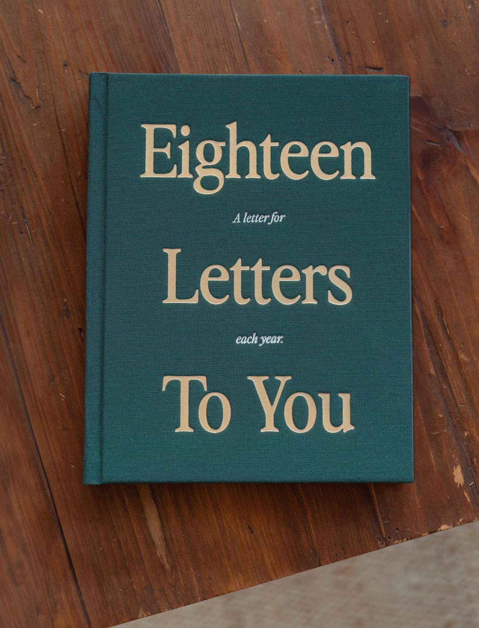 18 Letters To You Book