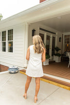 Seaside Embroidered Shift Dress