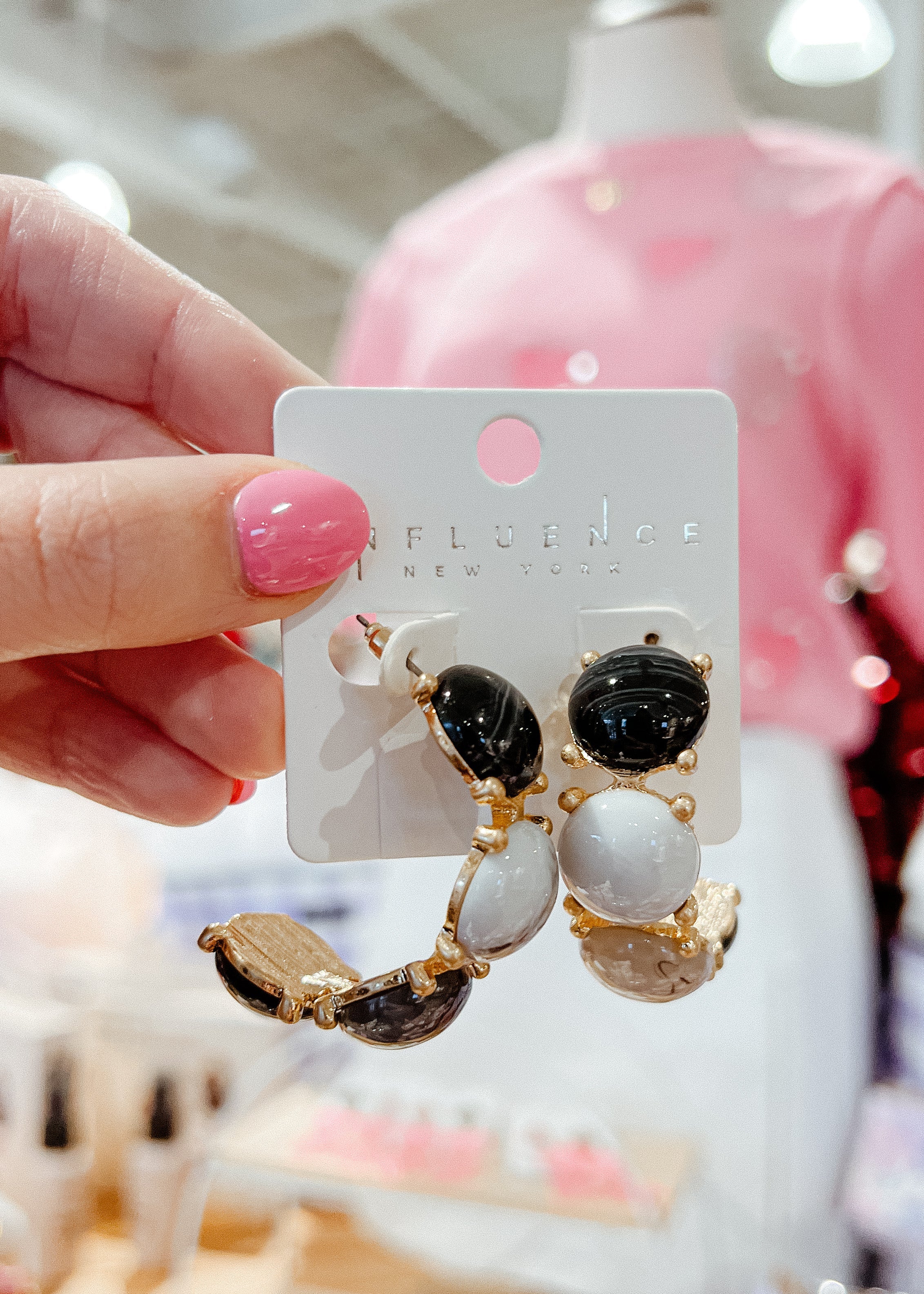 Vintage Four Stone Hoop