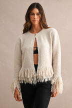 Odele Fringe Hem Cardigan