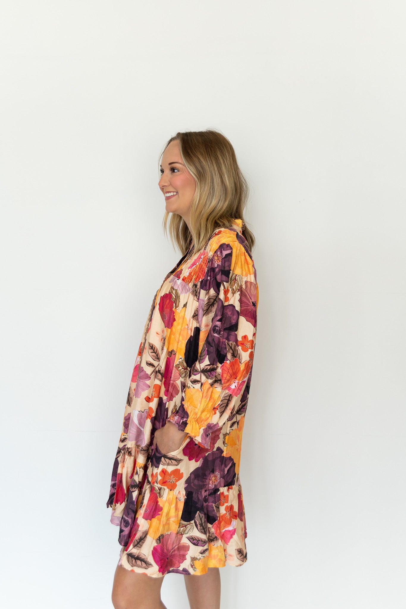 Lesly Floral Smocked Mini Dress