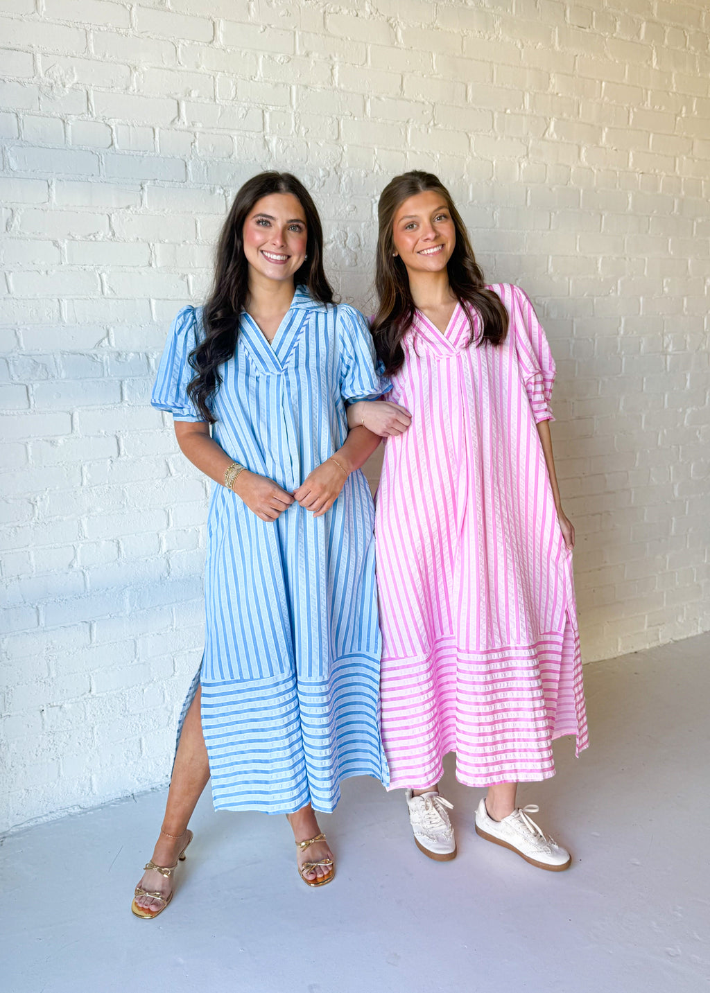 Stella Striped Midi Dress