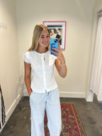 Rory Eyelet Drawstring Pant