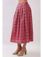 Farah Floral Midi Skirt