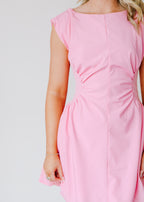 Savannah Ruched Waist Mini Dress