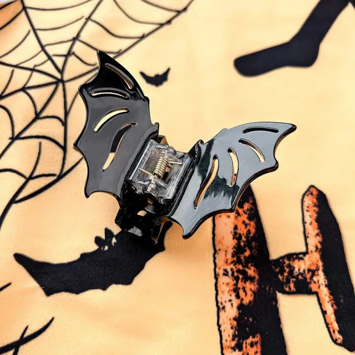 Halloween Bat Claw Clip
