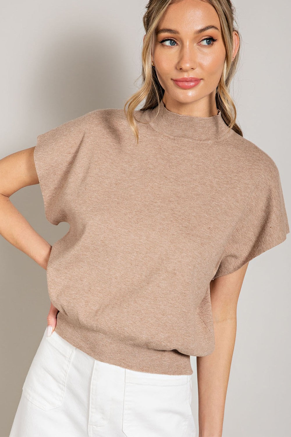 Marina Mock Neck Top