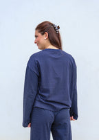 Polka Dot Loungewear Top