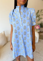 Eliana Puff Sleeve Mini Dress