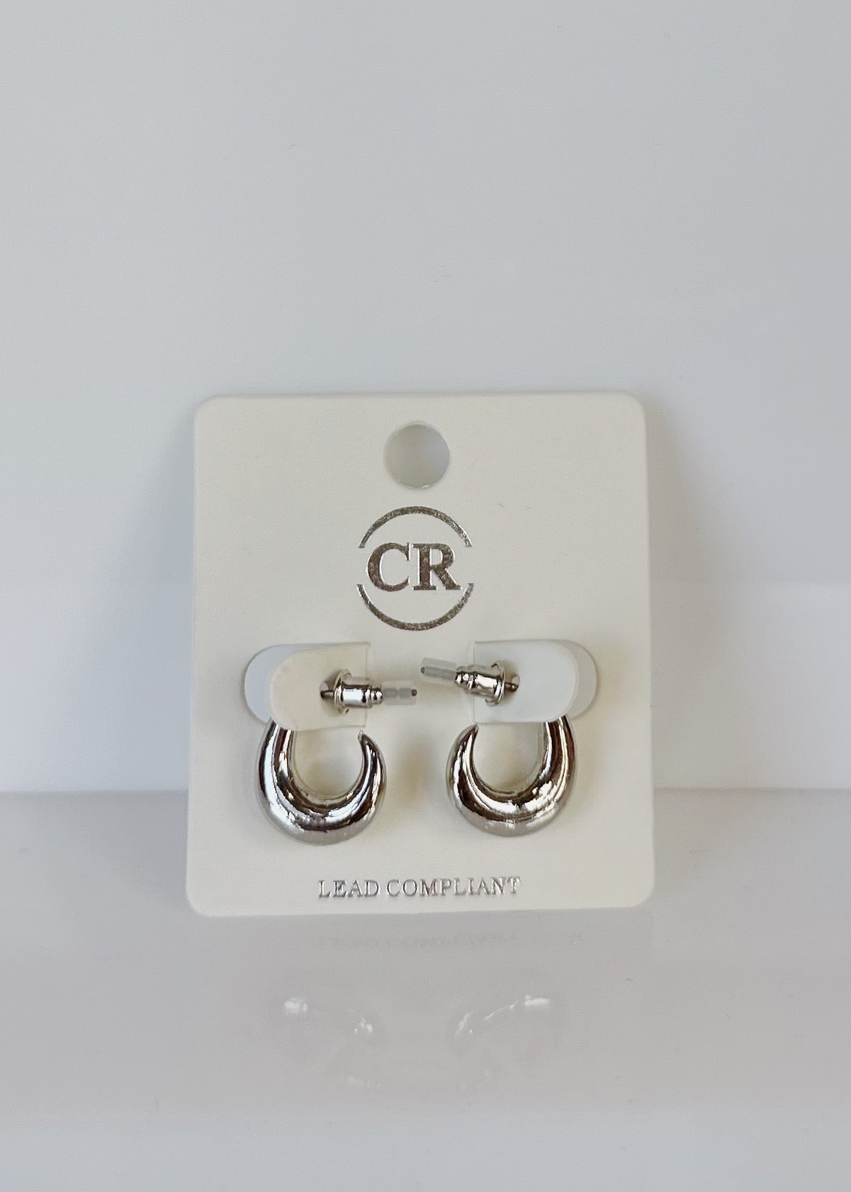 Oval Huggie Earring