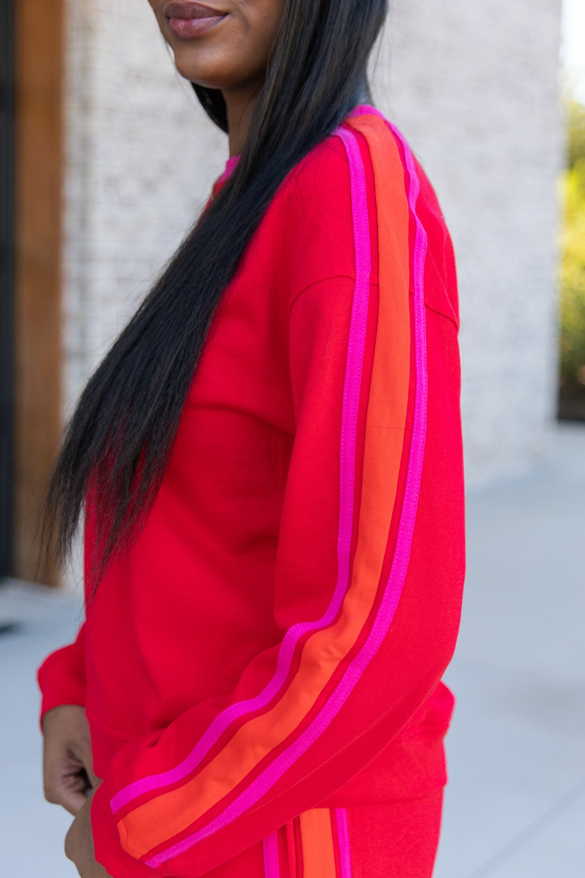 Elise Stripe Sweatshirt