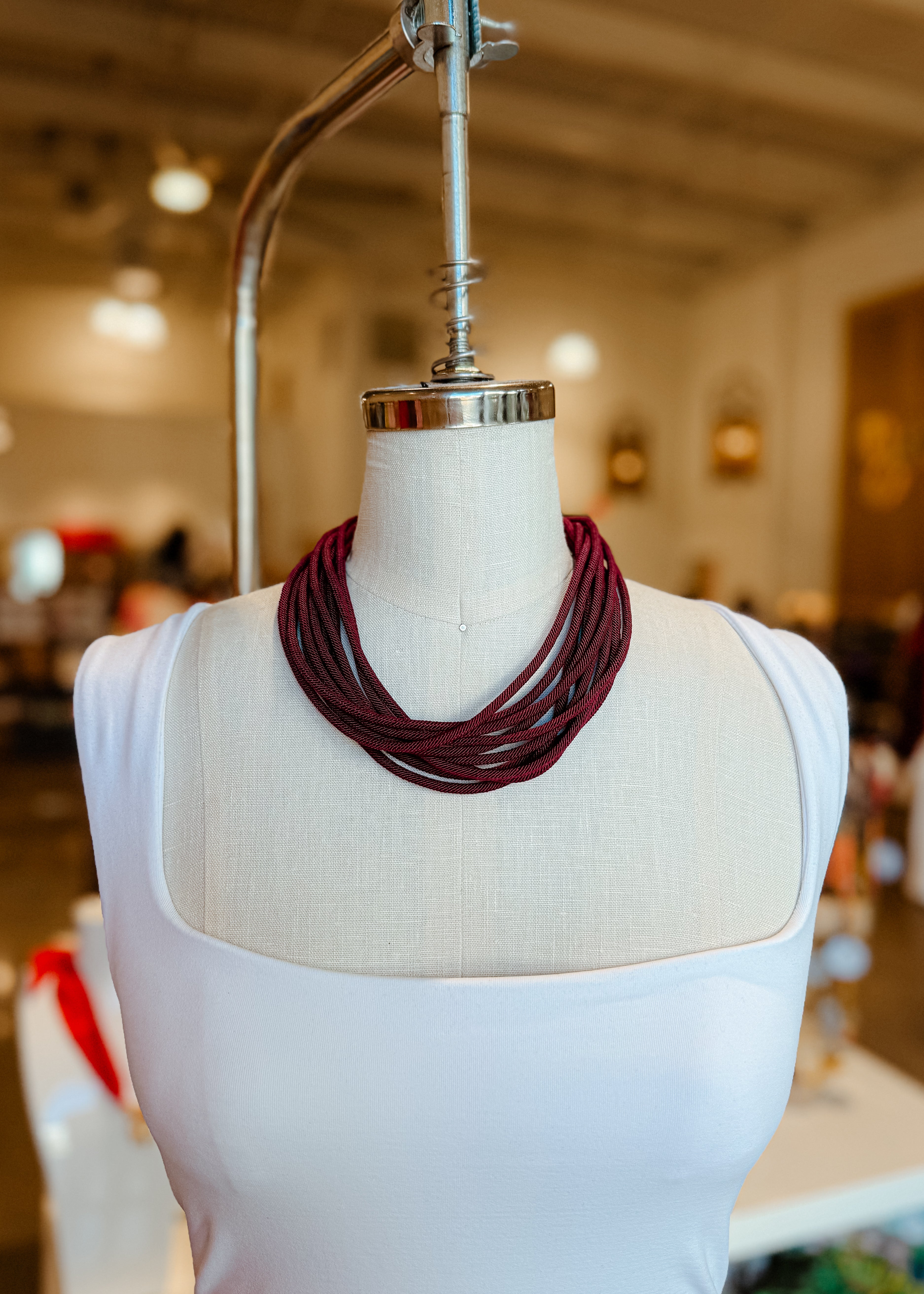 Double Loop Rope Necklace