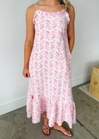 Katie Ruffle Maxi Dress