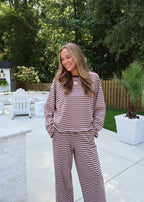 Lena Striped Lounge Set