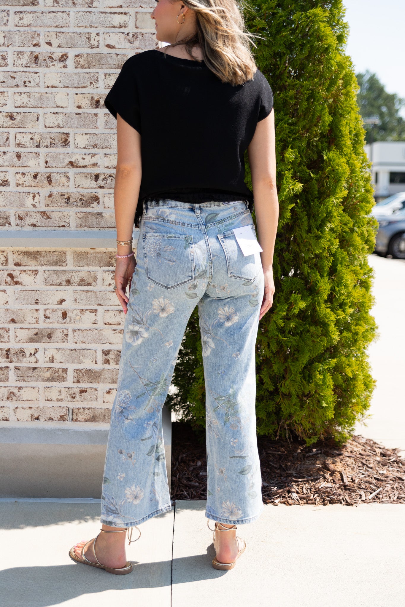 Harper Floral Extreme Vintage Jeans