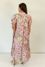 Eden Bloom Button Front Midi Dress