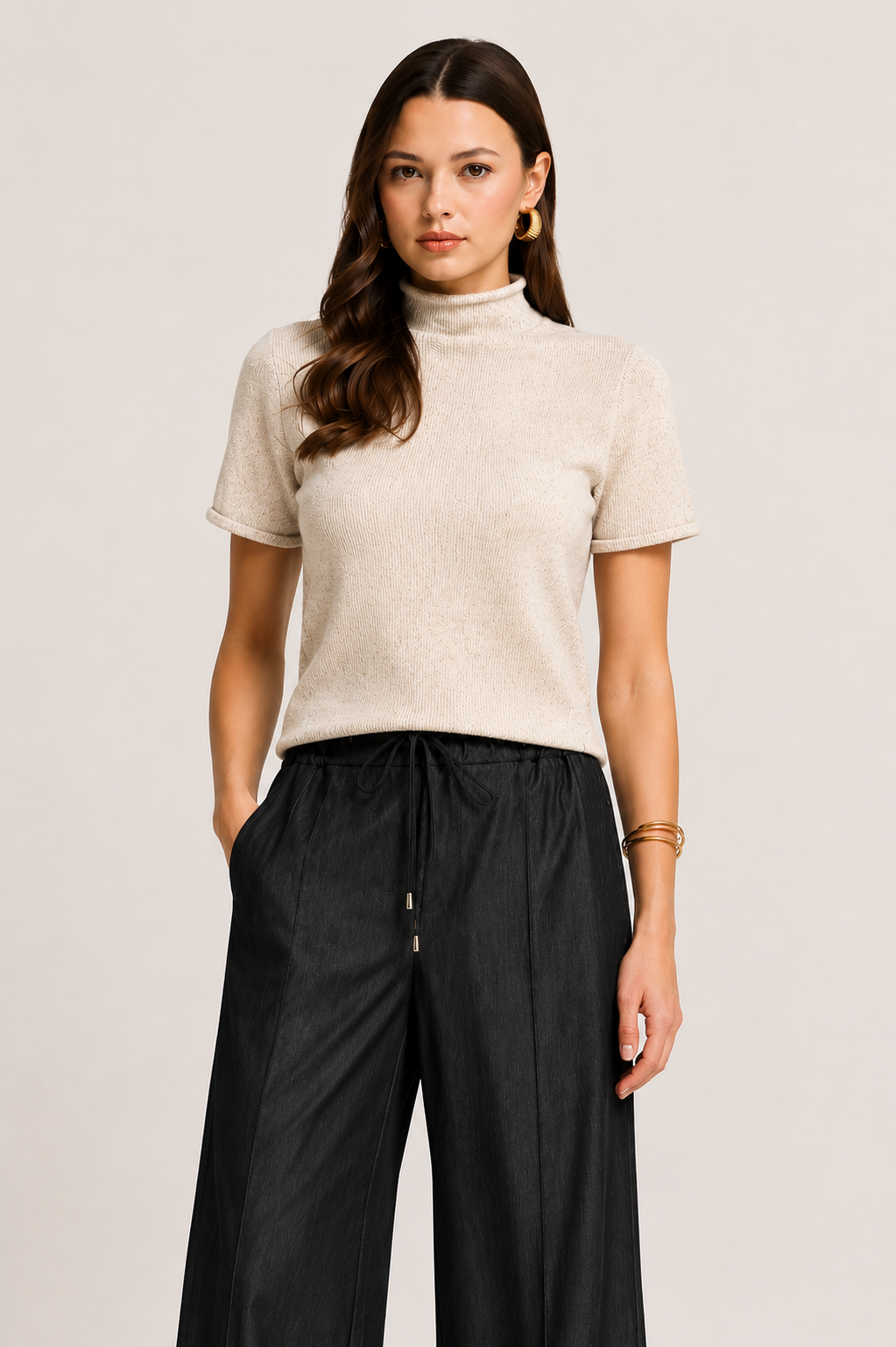 Fracy Mock Neck Top