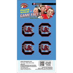 South Carolina Gameday Temporary Face Tattoo