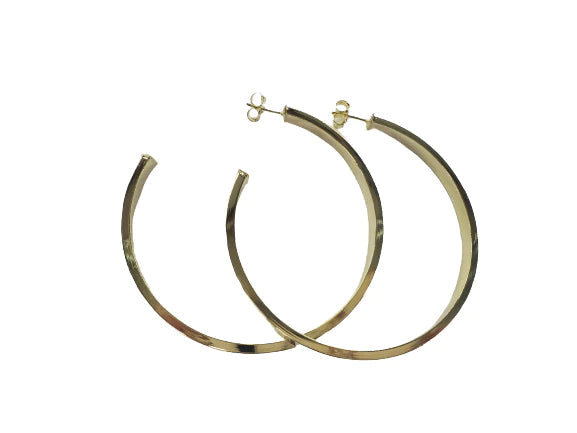 Lunaria Hoop Earrings