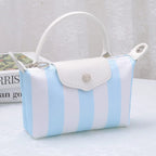 Nova Striped Nylon Mini Crossbody Bag