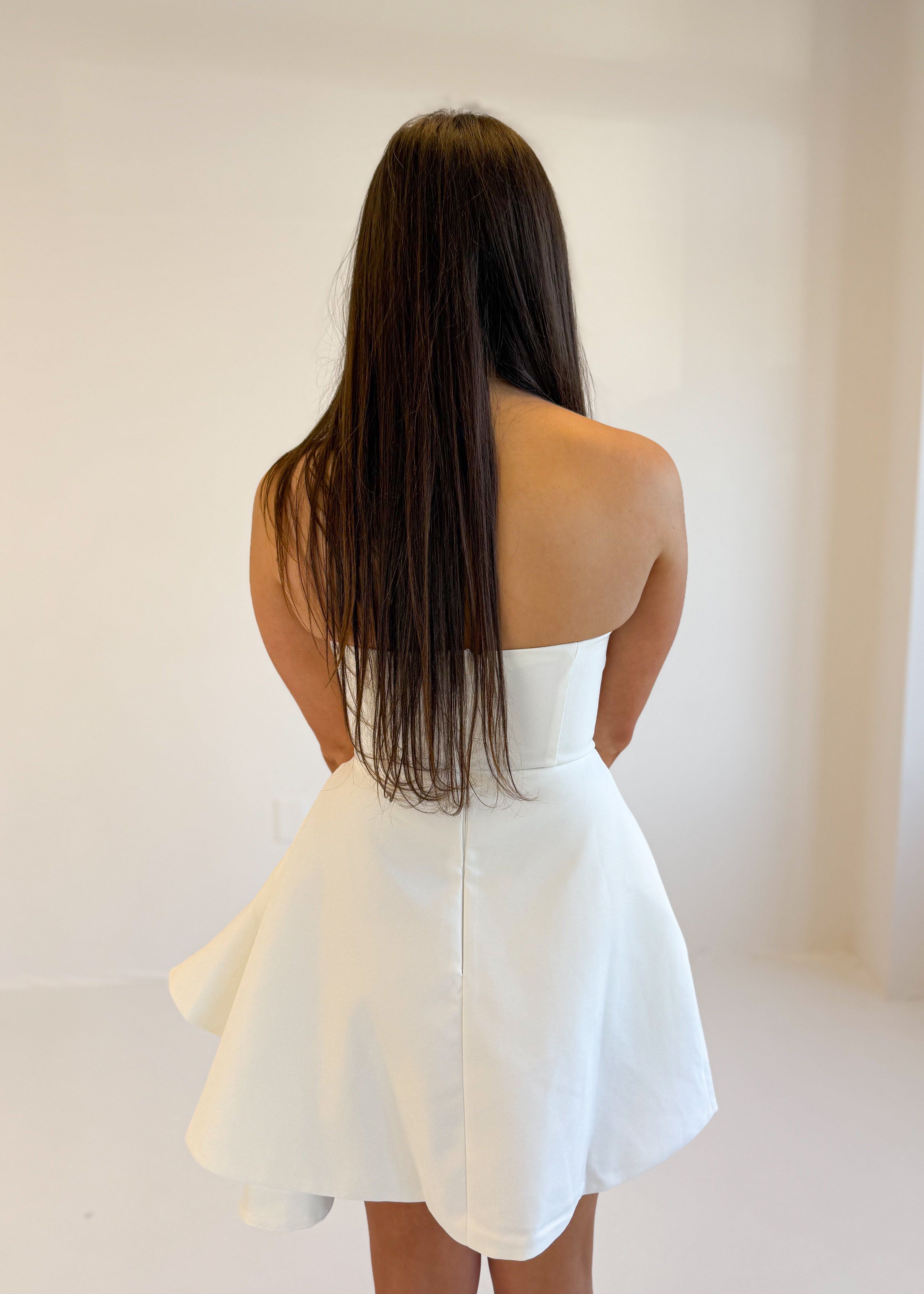 Celeste Asymmetrical Mini Dress