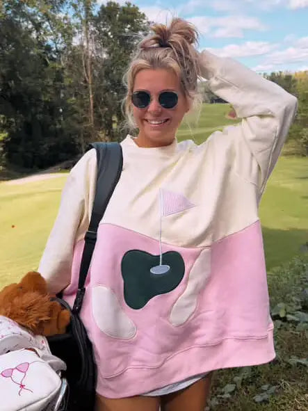 Golfing On the Green Mock Neck