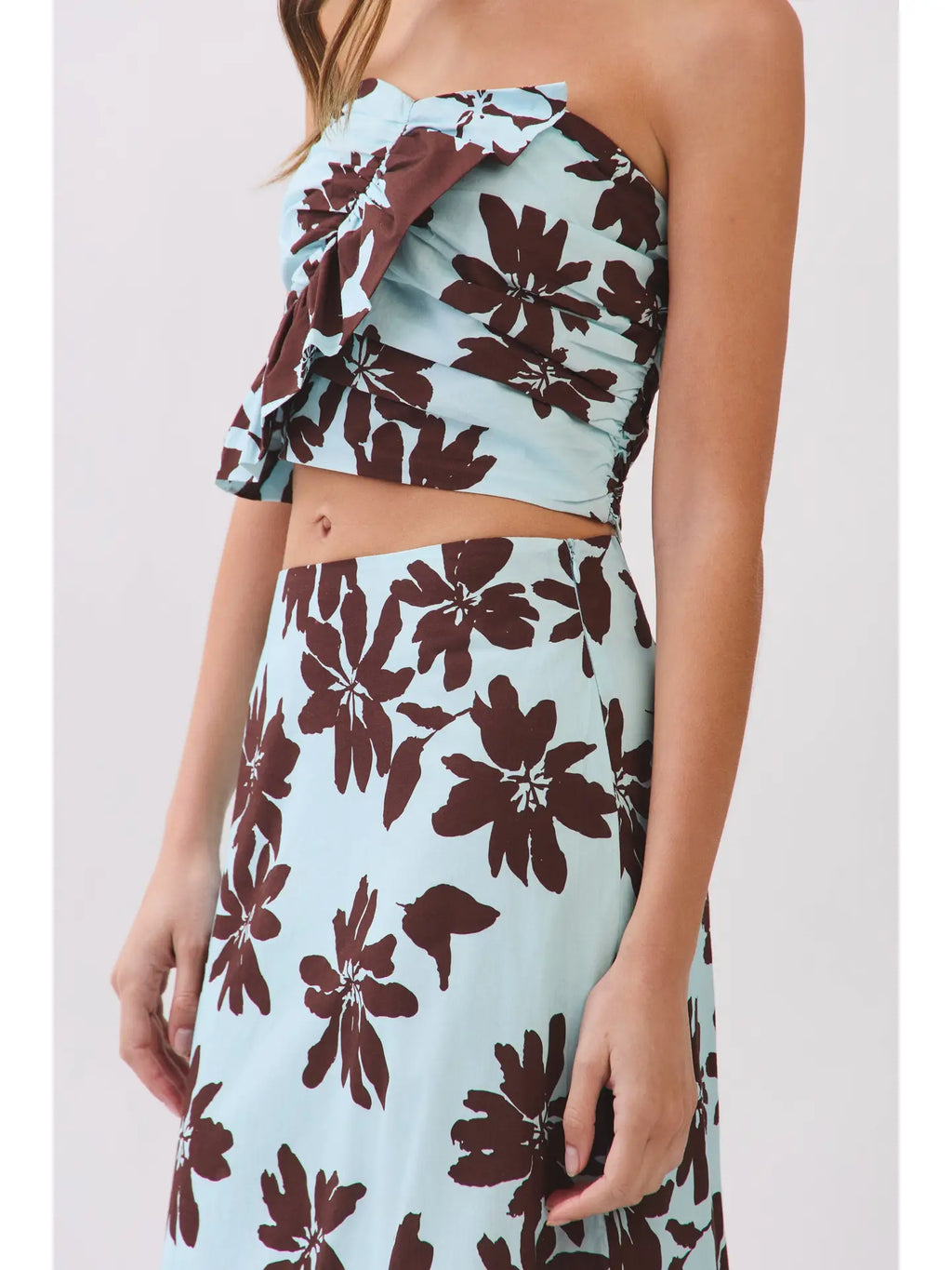 Tara Ruffle Crop Top