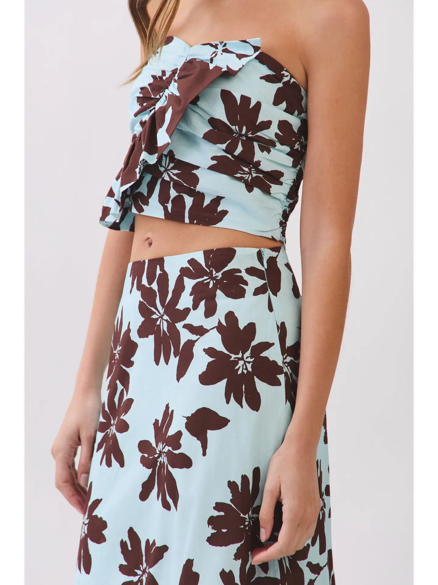 Tara Ruffle Crop Top