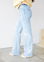 Olivia High Rise Long Straight Jeans