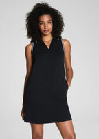 Pique Sleeveless Polo Dress