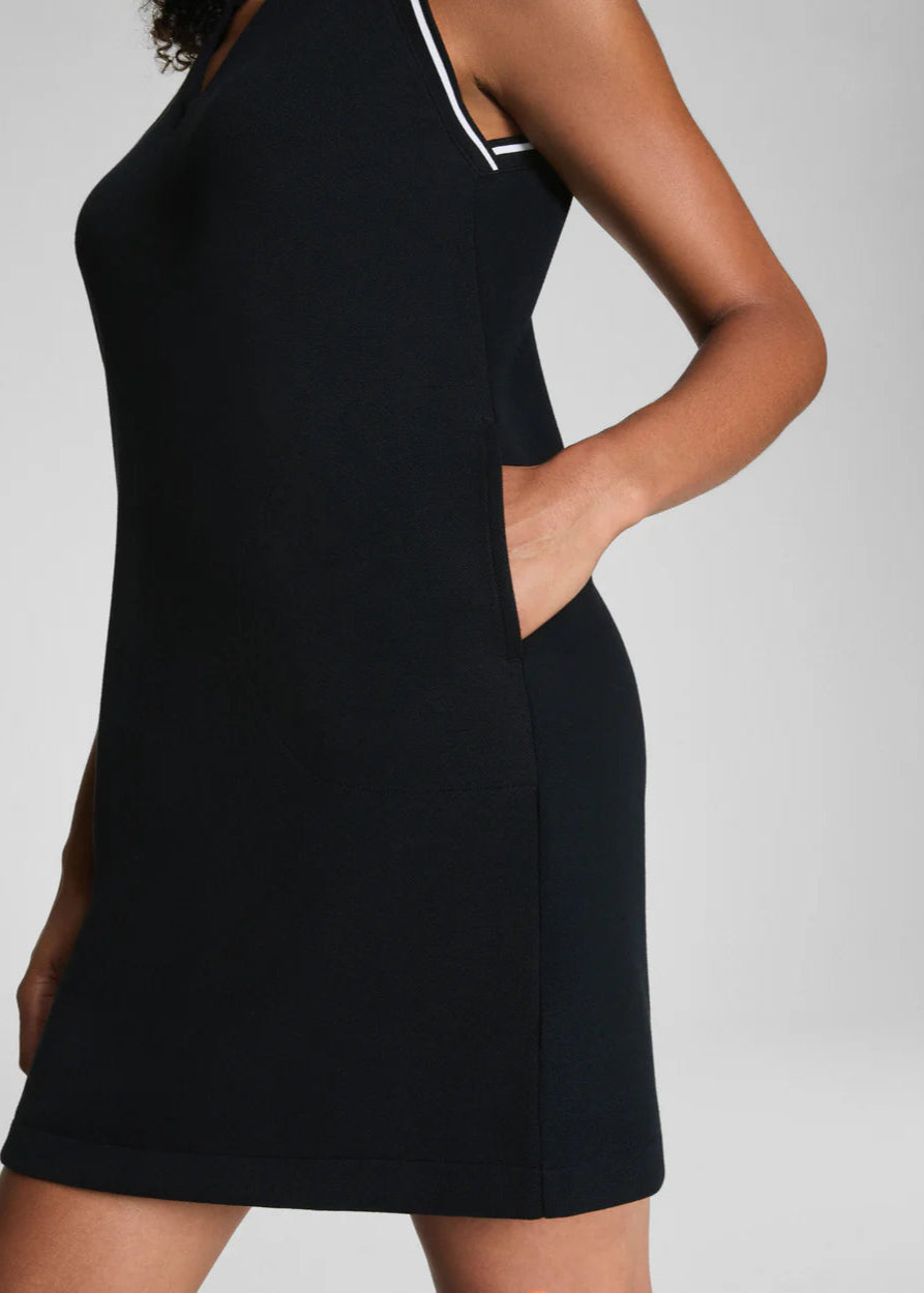 Pique Sleeveless Polo Dress