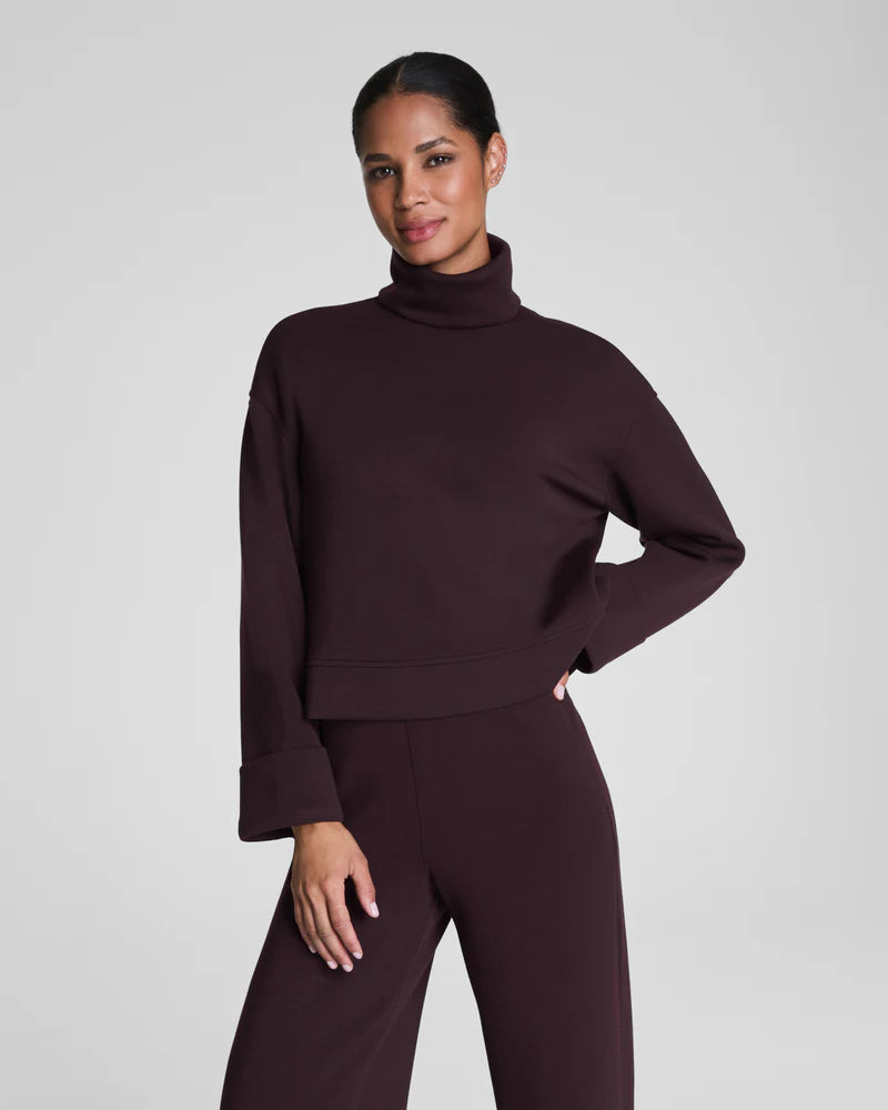 AirEssentials Cropped Turtleneck
