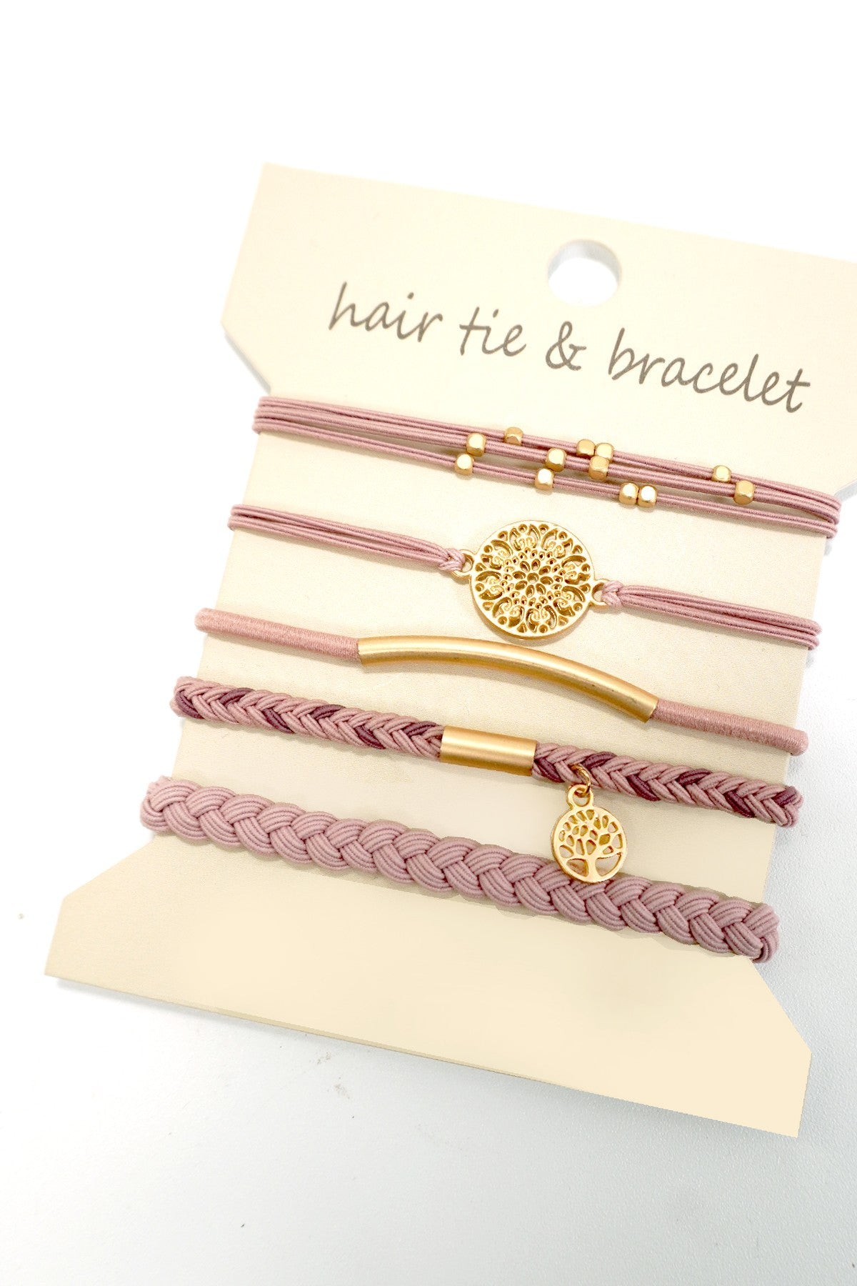 Boho Hair Tie & Bracelet