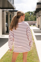 Harper Striped Mini Skort