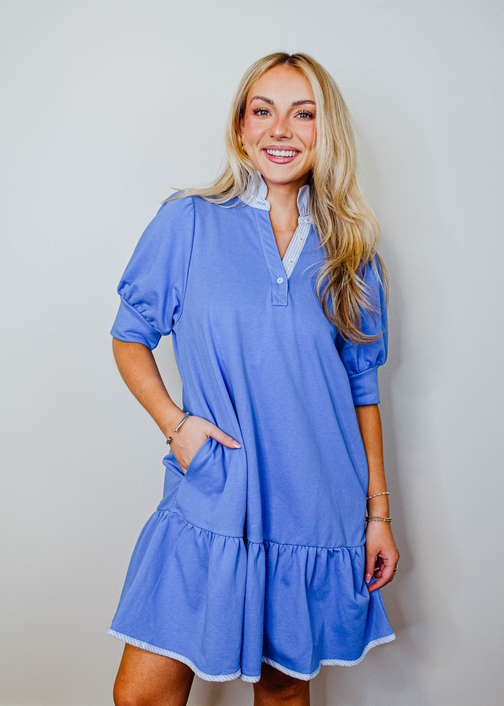 Harper Stripe Mini Dress