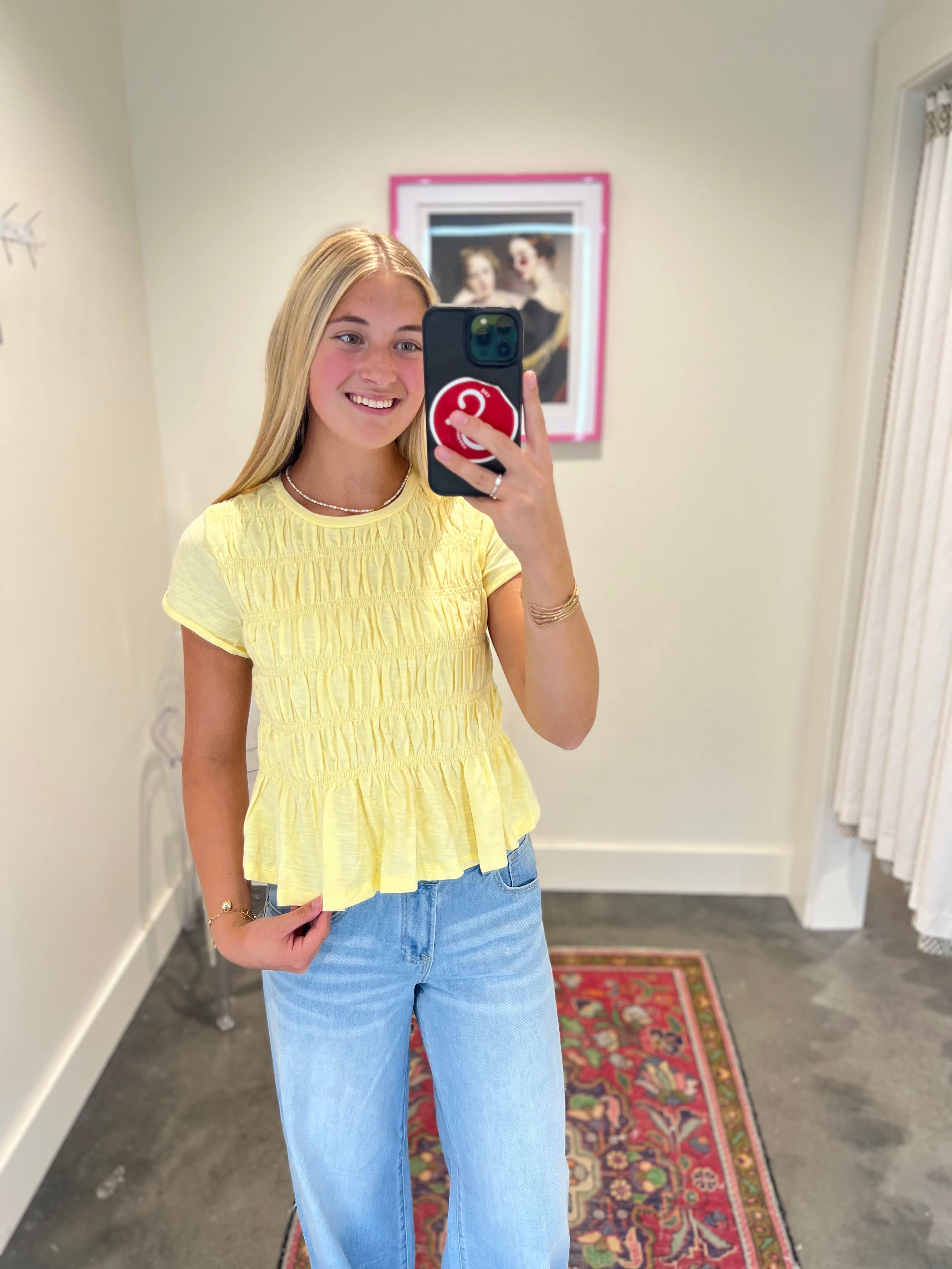 Smocked Summer Tee