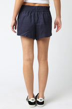 Kamila Elastic Linen Shorts